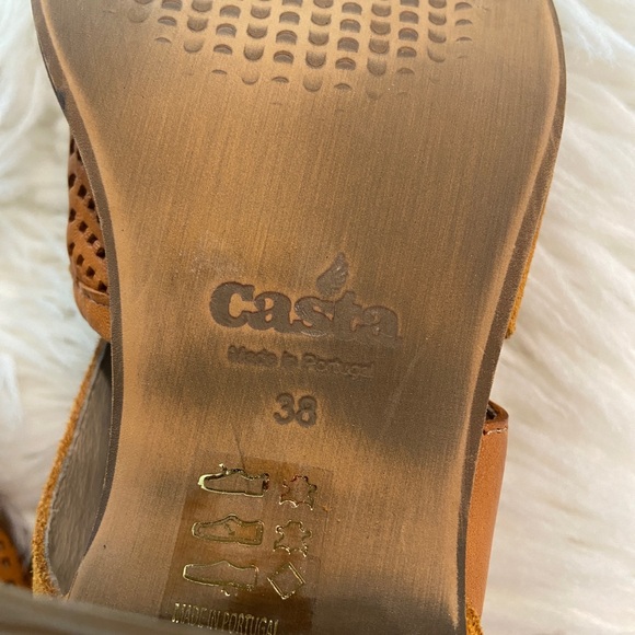 CASTA Stylish Mustard Ankle Boots for Women size 38 (7.5) BNWOT - Picture 6 of 13